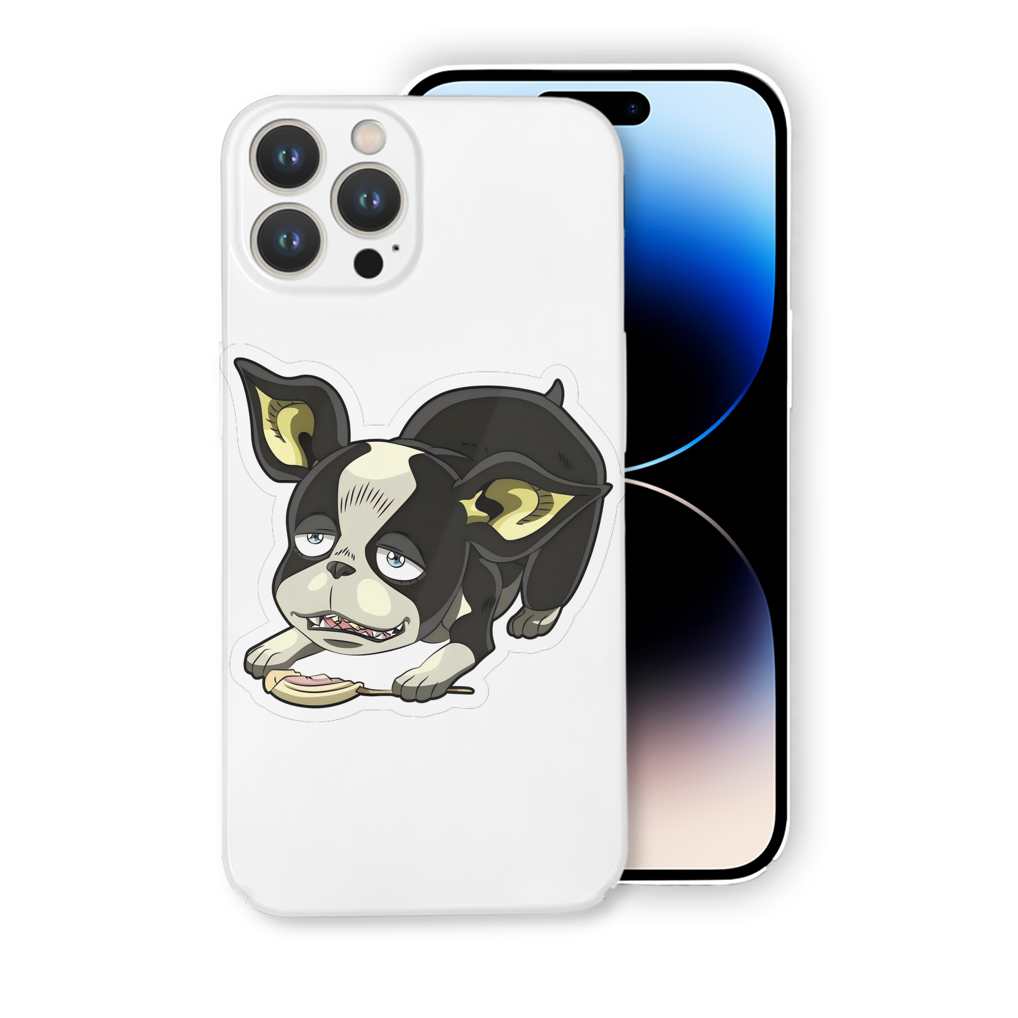 （画像用） ジョジョの奇妙な冒険 イギー JoJo's Bizarre Adventure Iggy 【iPhone 14シリーズ対応】ハードケース